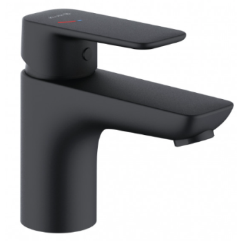  - KLUDI Pure&Style bateria umywalkowa 75 czarny mat 403893975 - 403893975 - Łazienki Szydłowski