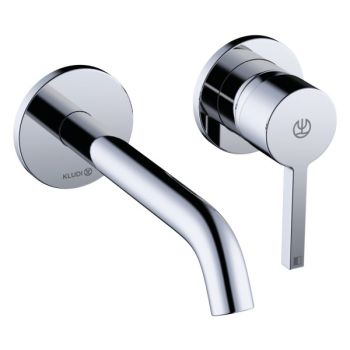  - KLUDI NOVA FONTE ścienna bateria umywalkowa 18 cm chrom 202440515 - 202440515 - Łazienki Szydłowski