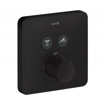  - AXOR ShowerSelect Bateria termostatyczna do 2 odbiorników czarny mat 36707670 - 36707670 - Łazienki Szydłowski