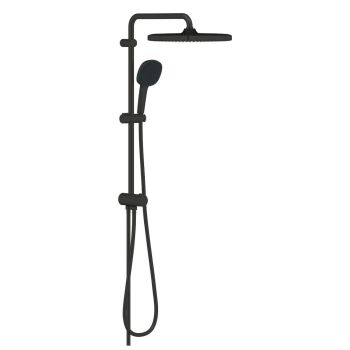  - GROHE-Tempesta System 250 Cube System prysznicowy z przełącznikiem do montażu ściennego czarny mat 269772431 - 269772431 - Łazienki Szydłowski