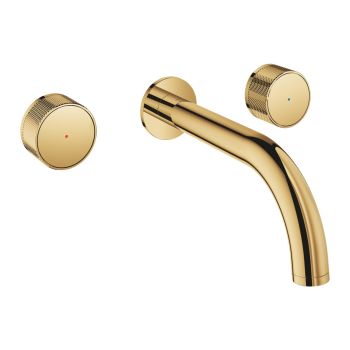 - GROHE-Atrio Private Collection Trzyotworowa bateria umywalkowa Rozmiar M cool sunrise 20589GL0 - 20589GL0 - Łazienki Szydłowski