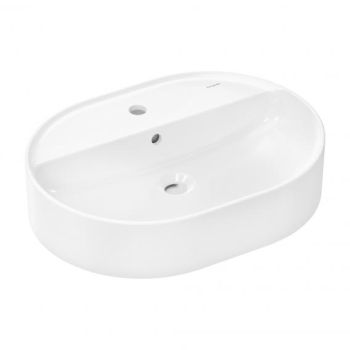  - HANSGROHE Xuniva U umywalka nablatowa 60 x 45 cm biały, z SmartClean 61080450 - 61080450 - Łazienki Szydłowski