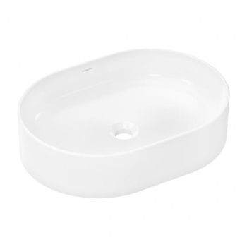  - HANSGROHE Xuniva U umywalka nablatowa 55 x 40 cm biały 60166450 - 60166450 - Łazienki Szydłowski