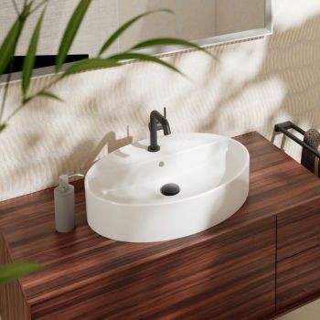  - HANSGROHE Xuniva D umywalka nablatowa 60 x 45 cm biały 60170450 - 60170450 - Łazienki Szydłowski