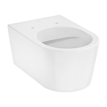 - HANSGROHE EluPura S miska WC 54 x 36 cm wisząca lejowa, bezkołnierzowa biały, z HygieneEffect 62020450 - 62020450 - Łazienki Szydłowski