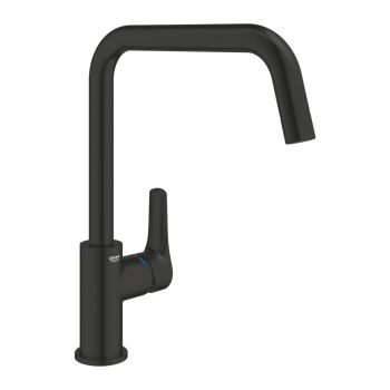 - GROHE-Eurosmart bateria kuchenna, czarny mat 305672430 - 305672430 - Łazienki Szydłowski
