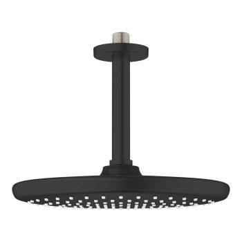  - GROHE-Tempesta 250 Deszczownica z ramieniem 14,2 cm, 1 strumień czarny mat 266692430 - 266692430 - Łazienki Szydłowski
