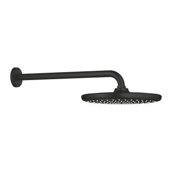  - GROHE-Tempesta 250 Deszczownica z ramieniem 38 cm, 1 strumień czarny mat 266682430 - 266682430 - Łazienki Szydłowski