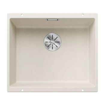 - BLANCO SUBLINE 500-U InFino Silgranit zlewozmywak 53x46 cm, delikatny biały 527170 - 527170 - Łazienki Szydłowski