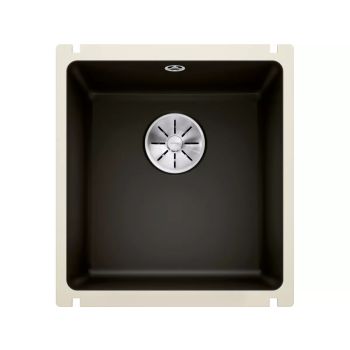  - BLANCO SUBLINE 375-U Ceramika PuraPlus zlewozmywak 41,4 x 45,6 cm czarny, InFino 523732 - 523732 AS - Łazienki Szydłowski