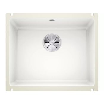  - BLANCO SUBLINE 500-U Ceramika PuraPlus zlewozmywak 54,3x45,6 cm biały połysk, InFino 523733 - 523733 - Łazienki Szydłowski