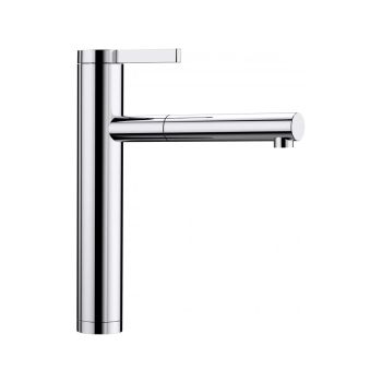 - BLANCO LINEE-S Bateria kuchenna z wyciąganą wylewką chrom 517591 - 517591 - Łazienki Szydłowski