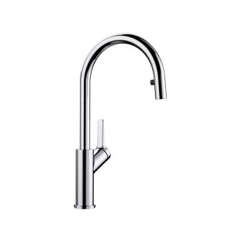- BLANCO CARENA-S bateria kuchenna z wyciąganą wylewką chrom 520767 - 520767 - Łazienki Szydłowski