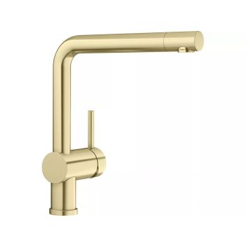 - BLANCO LINUS bateria kuchenna kolor satin gold 526683 - 526683 - Łazienki Szydłowski