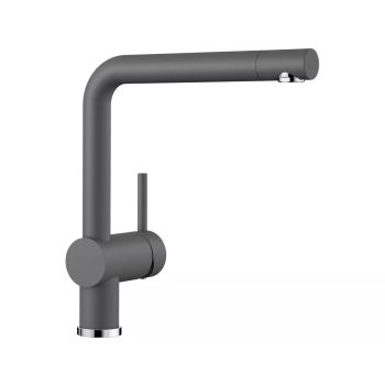 - BLANCO LINUS Silgranit-Look bateria kuchenna szarość skały 518814 - 518814 - Łazienki Szydłowski