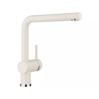 - BLANCO LINUS Silgranit-Look Bateria kuchenna delikatny biały 526961 - 526961 - Łazienki Szydłowski