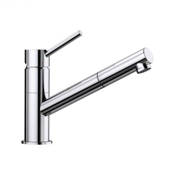 - BLANCO KANO-S bateria kuchenna z wyciąganą wylewką chrom 521503 - 521503 - Łazienki Szydłowski
