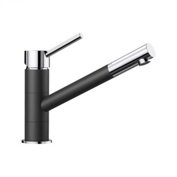 - BLANCO KANO bateria kuchenna antracyt/chrom 525028 - 525028 - Łazienki Szydłowski