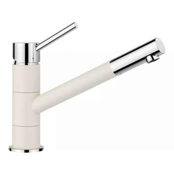 - BLANCO KANO bateria kuchenna delikatny biały/chrom 526951 - 526951 - Łazienki Szydłowski