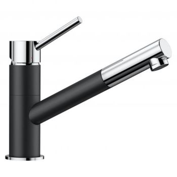 - BLANCO KANO-S bateria kuchenna czarny/chrom 526174 - 526174 - Łazienki Szydłowski