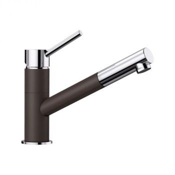 - BLANCO KANO-S bateria kuchenna kolor kawowy/chrom 525043 - 525043 - Łazienki Szydłowski