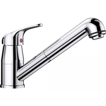 - BLANCO DARAS-S Bateria kuchenna z wyciąganą wylewką chrom 517731 - 517731 - Łazienki Szydłowski