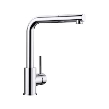 - BLANCO MILA-S bateria kuchenna z wyciąganą wylewką, chrom 519810 - 519810 - Łazienki Szydłowski