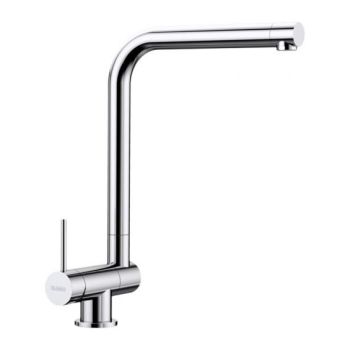 - BLANCO LARESSA-F Bateria kuchenna dźwignia z lewej strony chrom 521546 - 521546 - Łazienki Szydłowski