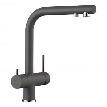 - BLANCO FONTAS II Silgranit-Look bateria kuchenna kolor szarość skały 523137 - 523137 - Łazienki Szydłowski