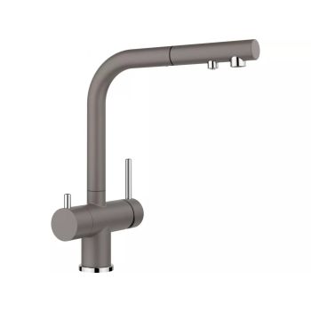 - BLANCO FONTAS-S II Silgranit-Look bateria kuchenna z wyciąganą wylewką z filtrem, wulkaniczny szary 526946 - 526946 - Łazienki Szydłowski