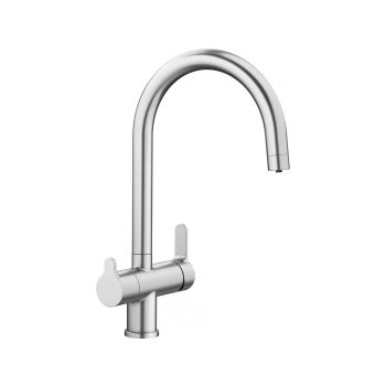 - BLANCO TRIMA Bateria kuchenna z funkcją filtra powłoka PVD Steel 525803 - 525803 - Łazienki Szydłowski