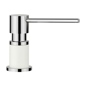 - BLANCO LATO - dozownik Silgranit-Look biały/chrom 525814 - 525814 - Łazienki Szydłowski
