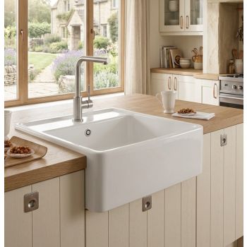  - VILLEROY & BOCH Zlew ceramiczny 59,5 x 63  cm  biały CeramicPlus  632061R1HL2 - 632061R1HL2 - Łazienki Szydłowski