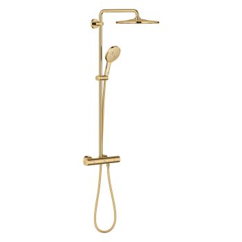 - GROHE-Rainshower Smartactive 310 System prysznicowy z mieszaczem termostatycznym do montażu naściennego cool sunrise 26836GL0 - 26836GL0 - Łazienki Szydłowski