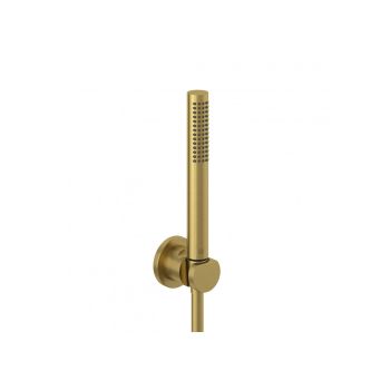 - KLUDI Nova Fonte Puristic zestaw wannowo-prysznicowy 1S złoty szczotkowany 20850N0-15 - 20850N0-15 - Łazienki Szydłowski