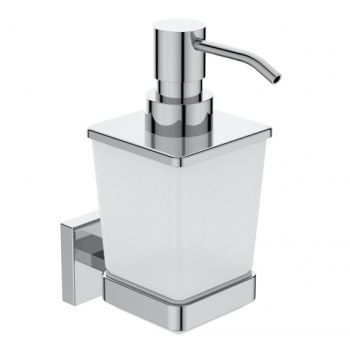 - Ideal Standard IOM Cube dozownik mydła z uchwytem , chrom E2252AA - E2252AA - Łazienki Szydłowski