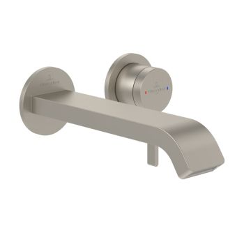  - Villeroy&Boch Dawn bateria umywalkowa ścienna nikiel szczotkowany TVZ10600300064 - TVZ10600300064 - Łazienki Szydłowski