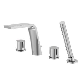 - STEINBERG 260 Bateria wannowo natryskowa 4-otworowa chrom 2602400 - 260 2400 - Łazienki Szydłowski