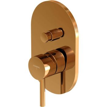 - Steinberg Seria 100 Bateria wannowo prysznicowa kolor Rose Gold 10021033RG - 100 2103 3 RG - Łazienki Szydłowski