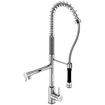 - Steinberg Seria 100 Bateria kuchenna z wyciąganą wylewką chrom 1001480 - 100 1480 - Łazienki Szydłowski