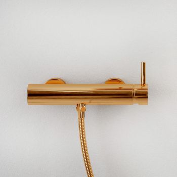 - Steinberg 100 Bateria prysznicowa ścienna rose gold 1001220RG - 100 1220 RG - Łazienki Szydłowski