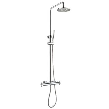 - STEINBERG 250 Zestaw prysznicowy z deszczownicą i baterią termostatyczną chrom 2502721 - 250 2721 - Łazienki Szydłowski
