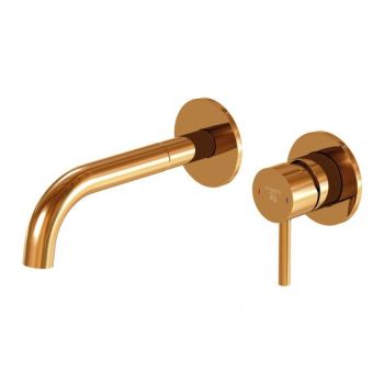 - Steinberg Seria 100 bateria umywalkowa podtynkowa, wylewka 195 mm kolor Rose Gold 10018143RG - 100 1814 3 RG - Łazienki Szydłowski