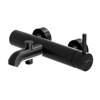 - Steinberg 100 Bateria wannowo-prysznicowa ścienna czarny mat  1001100S - 1001100S - Łazienki Szydłowski