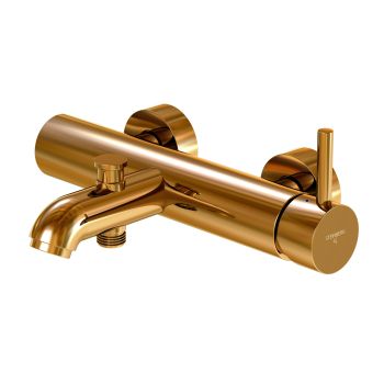 - Steinberg 100 Bateria wannowo-prysznicowa ścienna rose gold 1001100RG - 100 1100 RG - Łazienki Szydłowski
