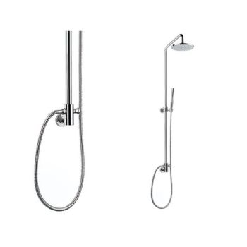 - Steinberg 100 Zestaw prysznicowy z deszczownicą 19 cm chrom 100 2780 - 100 2780 - Łazienki Szydłowski