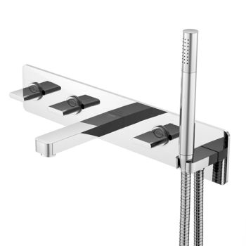 - Steinberg 230 Bateria wannowo-prysznicowa 5-otworowa chrom 2302692 - 230 2692 - Łazienki Szydłowski