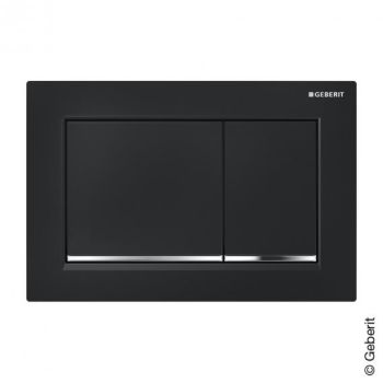  - GEBERIT Omega30 przycisk spłukujący czarny/chrom 115080KM1 - 115.080.KM.1 - Łazienki Szydłowski