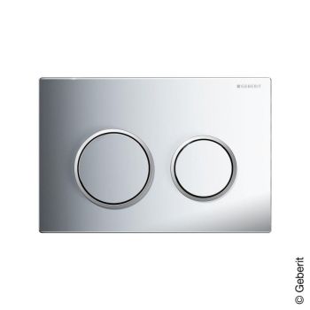  - Geberit Omega20 przycisk uruchamiający do spłukiwania chrom/chrom 115085KH1 - 115.085.KH.1 - Łazienki Szydłowski