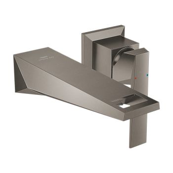 - GROHE-Allure Brilliant bateria umywalkowa ścienna 16,1 cm kolor brushed hard graphite 29402AL0 - 29402AL0 - Łazienki Szydłowski
